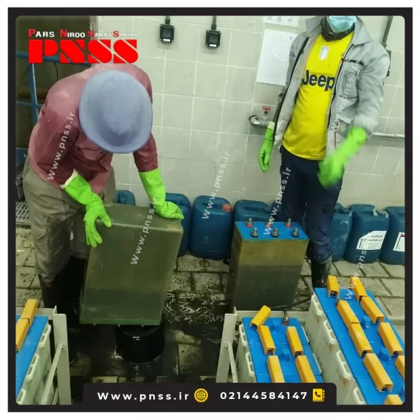 احیا ۲ست باتری نیکل کادمیوم ۹۰۰آمپر